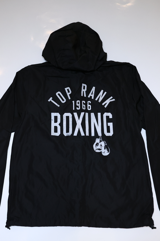 Top Rank Black Windbreaker