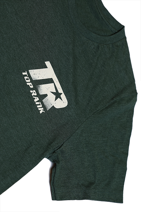 Top Rank Heather Forest Green T-Shirt