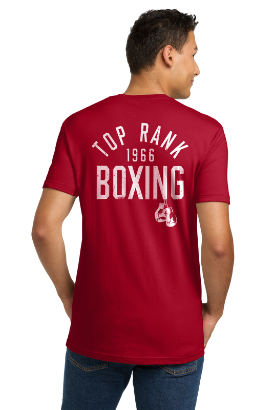 Red Top Rank Pocket Logo T-Shirt