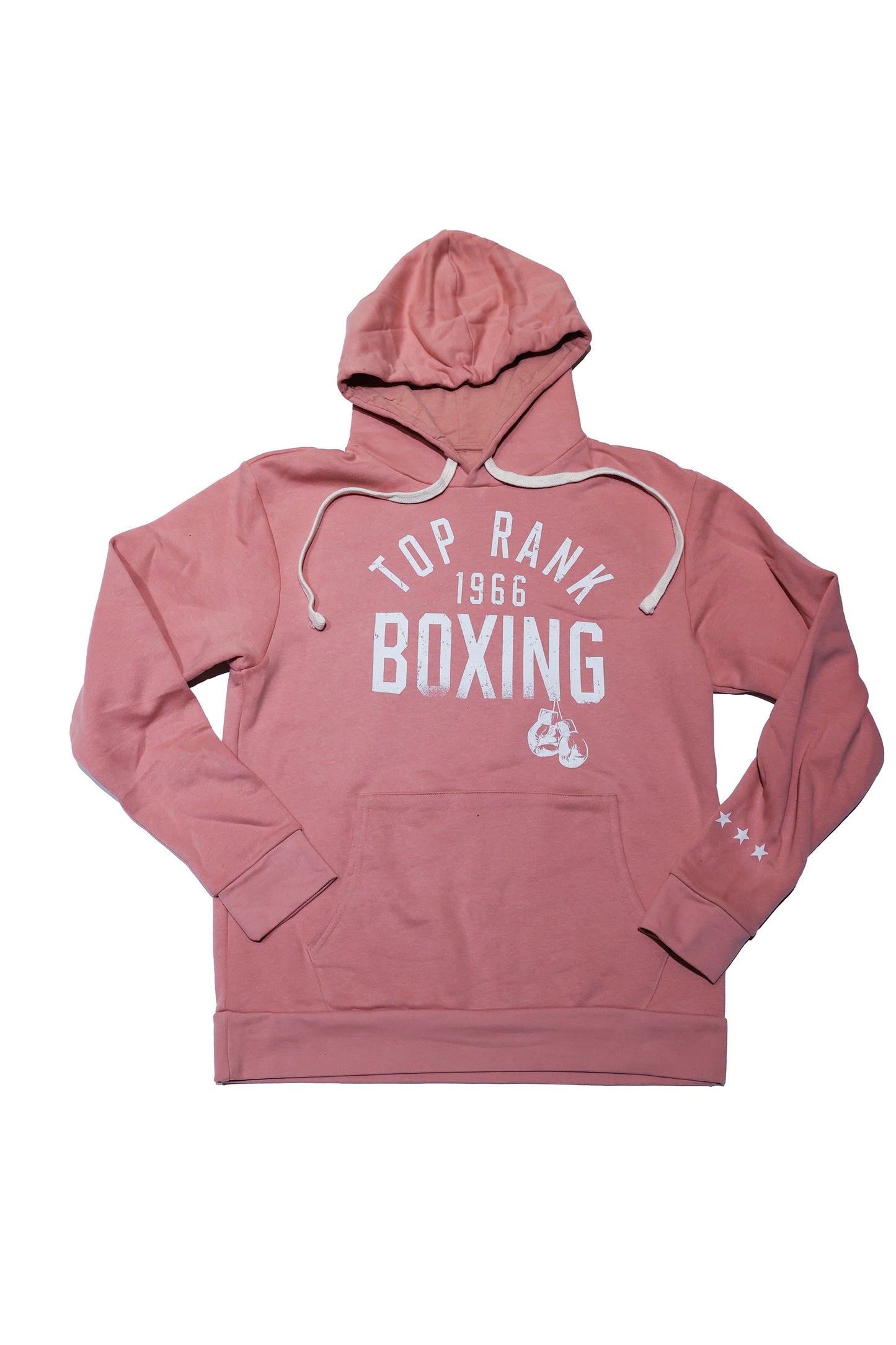 Desert Pink Top Rank Pullover Hoodie
