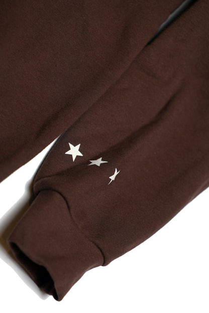 Chocolate Brown  Pullover Top Rank Boxing Hoodie