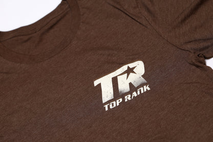 Top Rank Heather Chocolate Brown T-Shirt