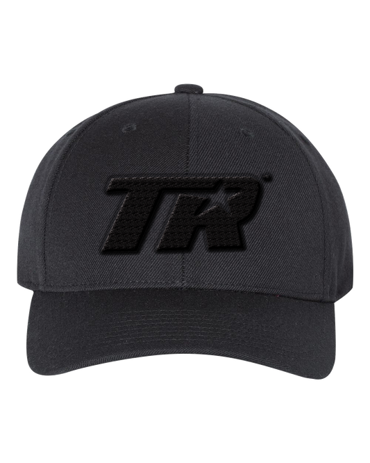 Shop the Curved Black on Black 3D TR Logo Hat – perfect for casual wear. Featuring a sleek design and comfortable fit, this hat is ideal for any occasion. Fast delivery available!