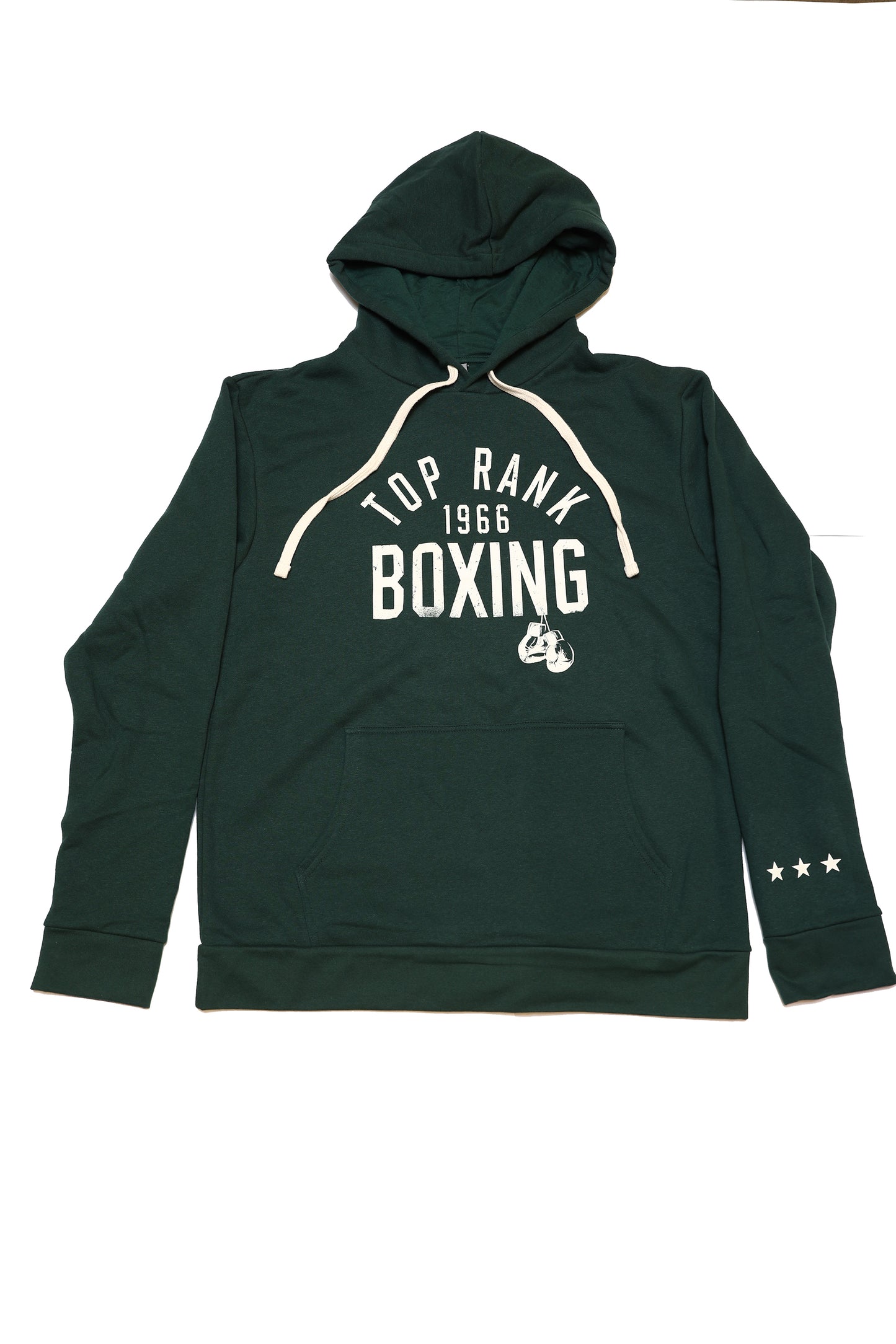 Forest Green Pullover Top Rank Boxing Hoodie