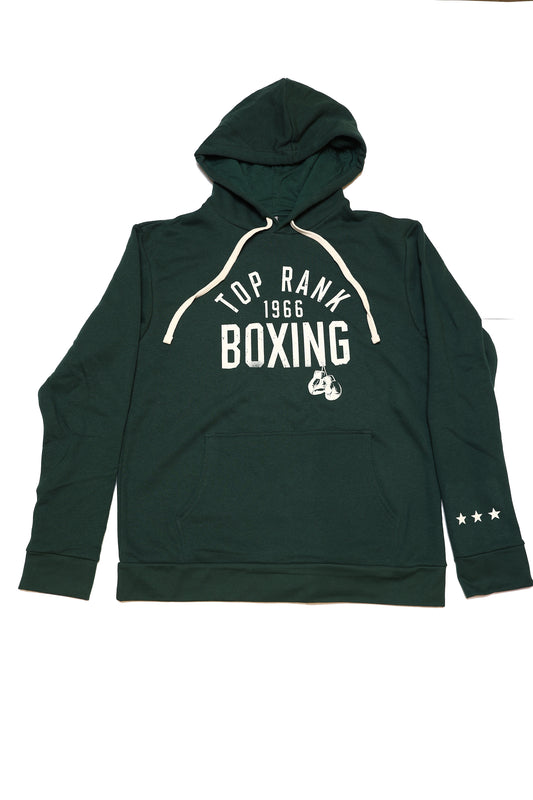 Forest Green Pullover Top Rank Boxing Hoodie