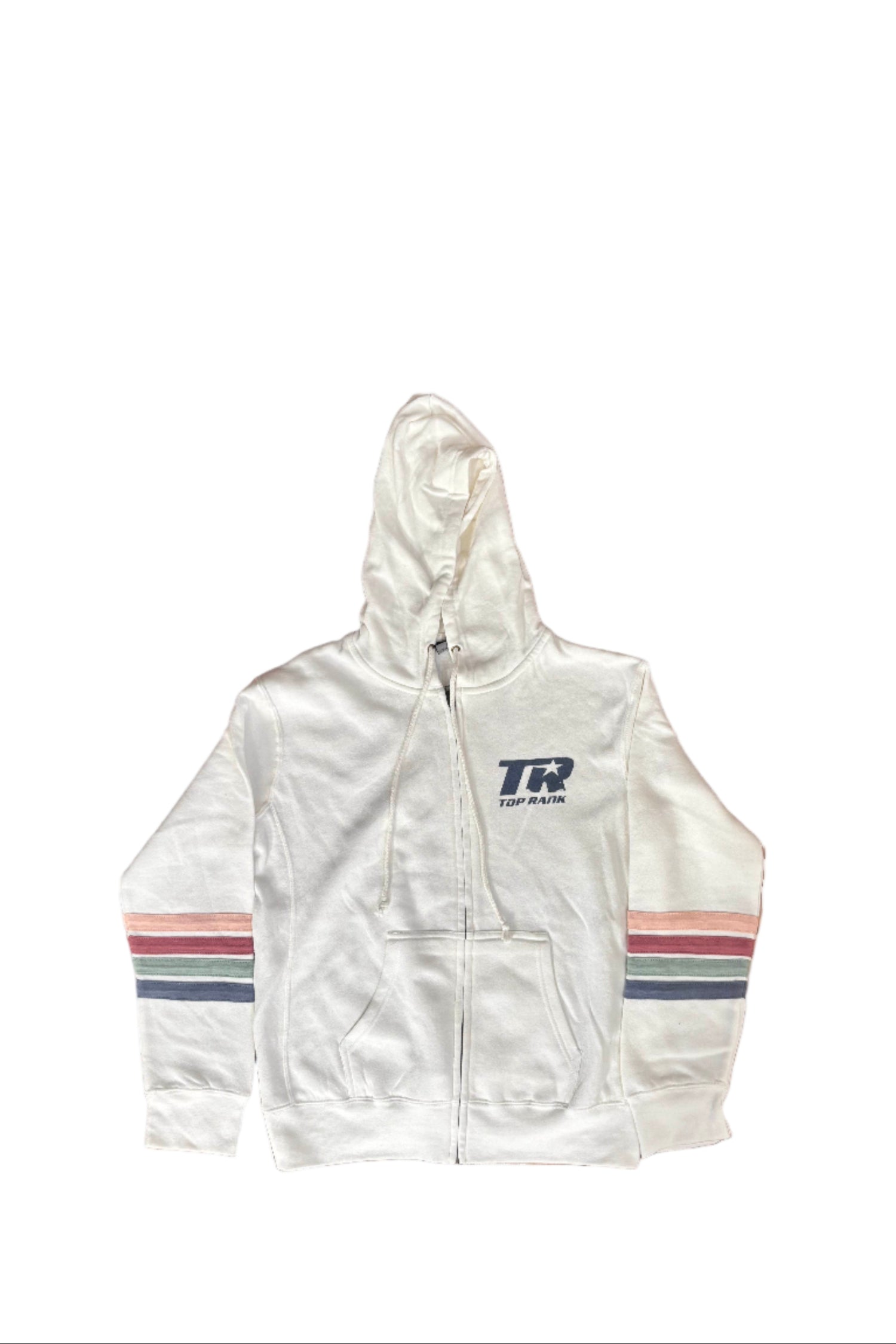 Ivory Women's Full Zip with Grey wrting