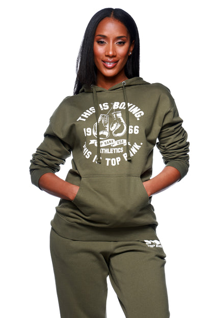 Army Green Top Rank Sweatpants