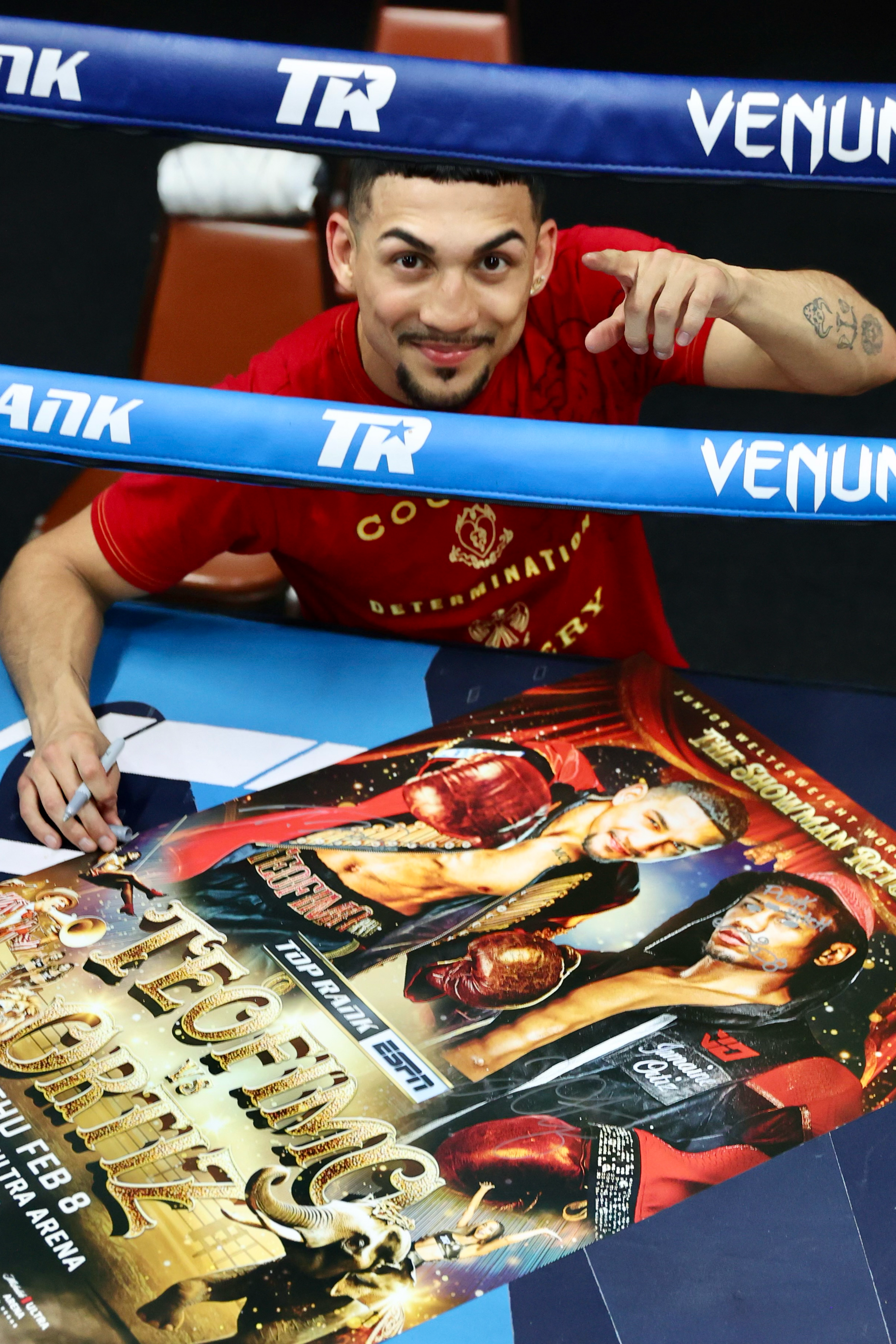 Limited Edition SIGNED Teofimo Lopez vs. Jamaine Ortiz Fight Limited Edition SIGNED Teofimo Lopez vs. Jamaine Ortiz Fight