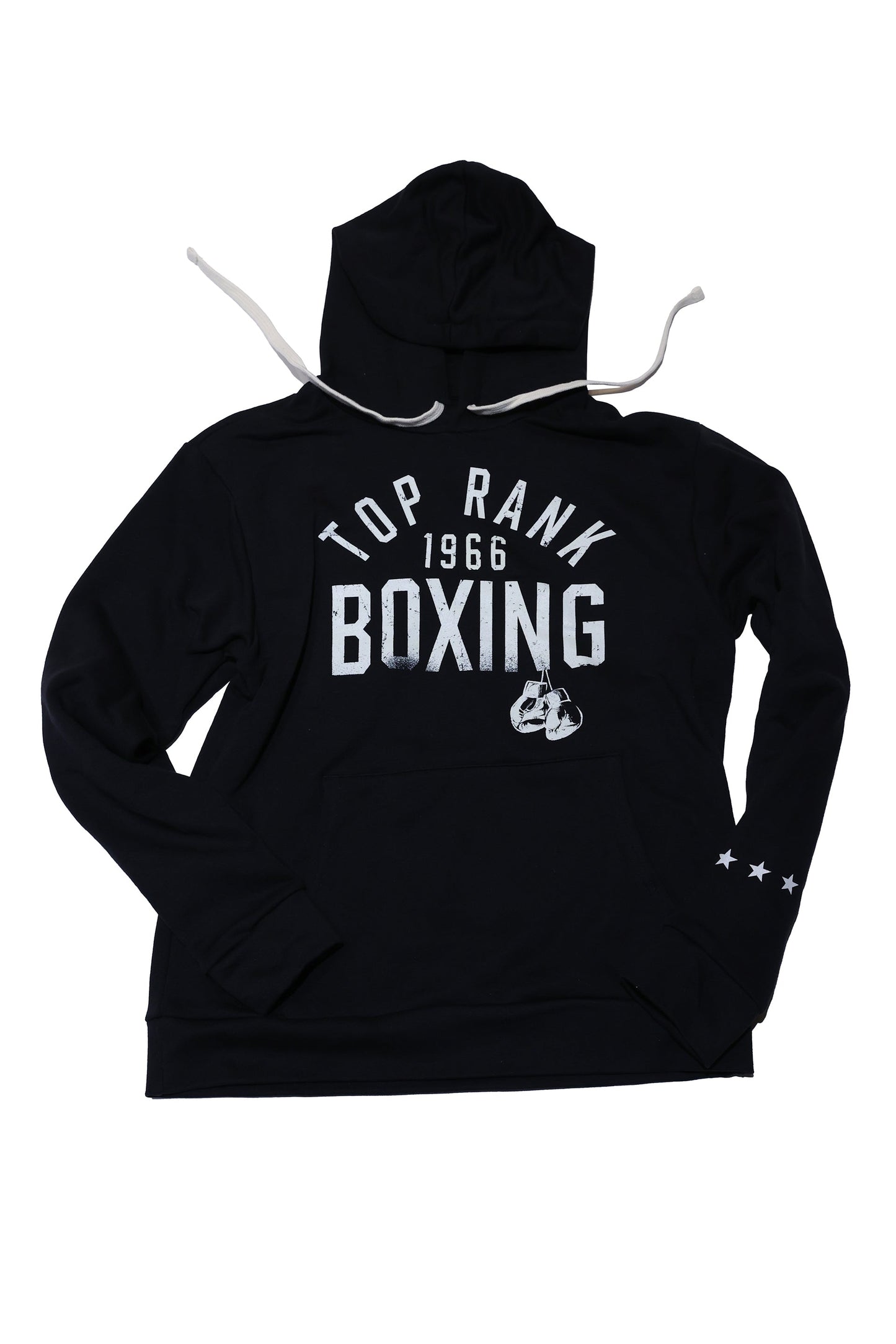 Black Pullover Top Rank Boxing Hoodie